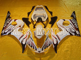 Yamaha YZF-R6 2003-2004 Injection ABS Fairing - Flame - Red White - MFS5215